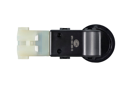 HELLA Sensor, park distance control - angled - 2-pin connector - Plugged 6PX358269-131