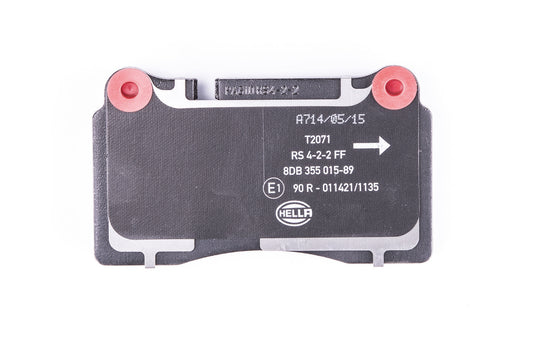 HELLA Brake pad set - T2071 - for e.g. ASTON MARTIN 8DB355015-891