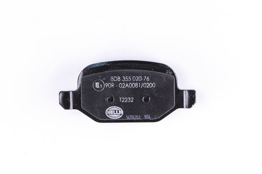 HELLA Brake pad set - T2232 - for e.g. FIAT 8DB355020-761
