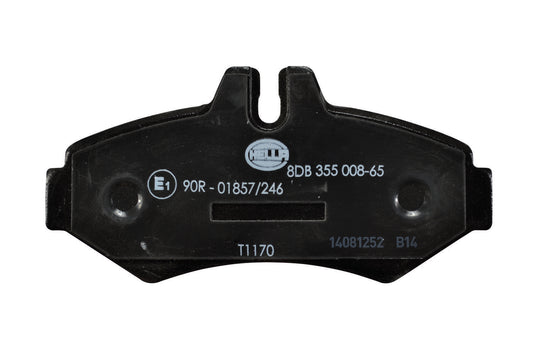 HELLA Brake pad set - T1170 - for e.g. DODGE / FREIGHTLINER / MERCEDES-BENZ 8DB355008-651