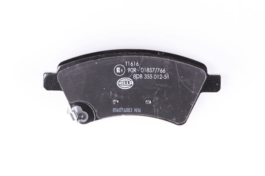 HELLA Brake pad set - T1616 - for e.g. FIAT / SUZUKI 8DB355012-511