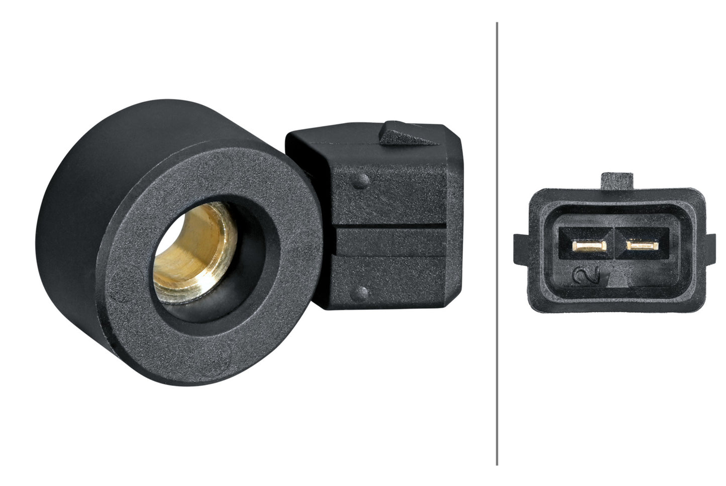 HELLA Knock Sensor - 3-pin connector 6PG013114-571