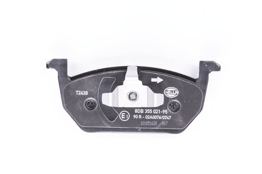 HELLA Brake pad set - T2438 - for e.g. AUDI / SEAT / SKODA / VOLKSWAGEN 8DB355021-951