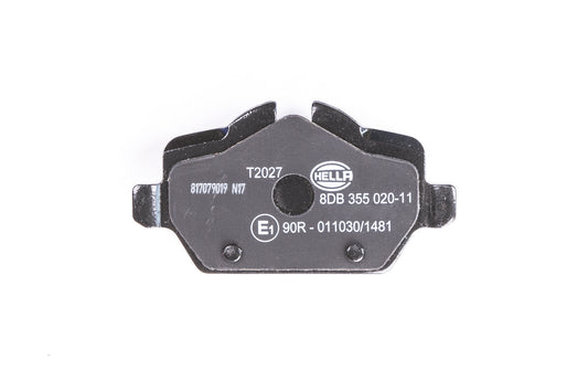 HELLA Brake pad set - T2027 - for e.g. MINI 8DB355020-111