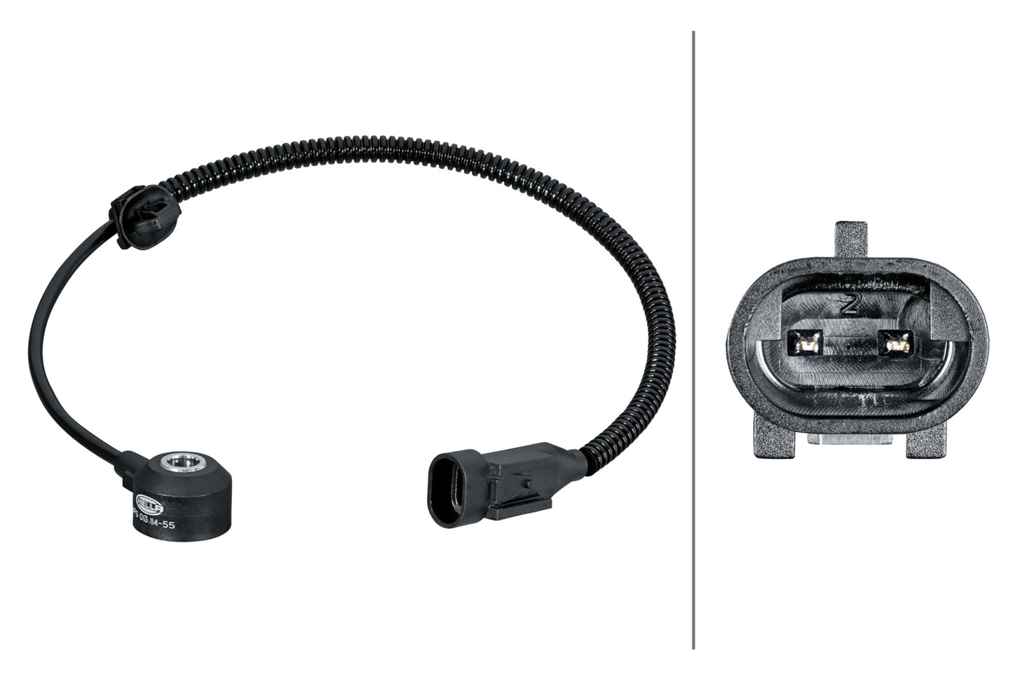 HELLA Knock Sensor - 3-pin connector 6PG013114-551