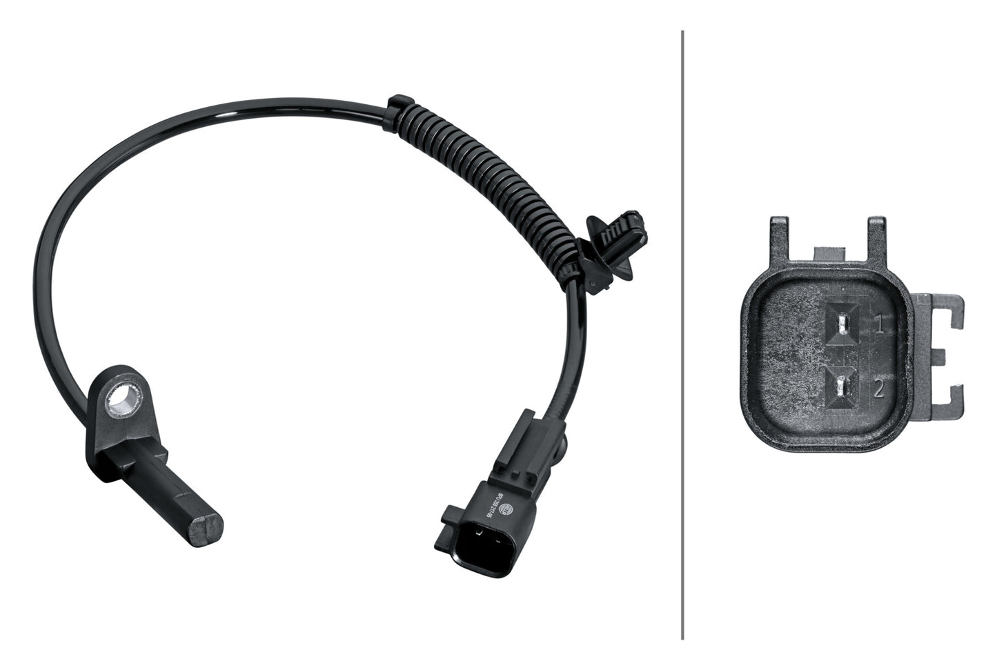 HELLA Sensor, wheel speed - 2-pin connector - Rear Axle 6PU358217-951