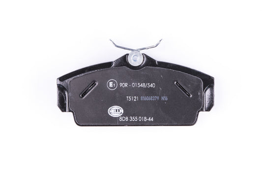 HELLA Brake pad set - T5121 - for e.g. NISSAN 8DB355018-441