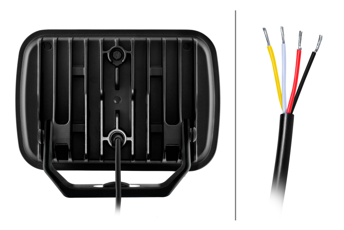 HELLA VALUEFIT LED-Spotlight - Blade Black RE 9" - 12/24V - white/yellow (amber) - 2600lm 1FJ357199-181