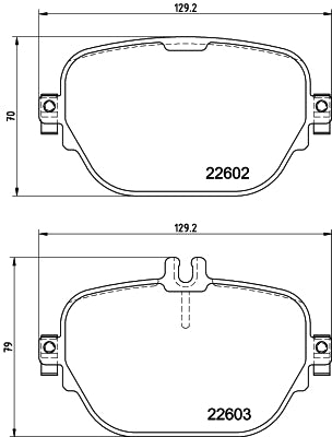 HELLA Brake pad set - T2780 - for e.g. MERCEDES-BENZ 8DB355039-221
