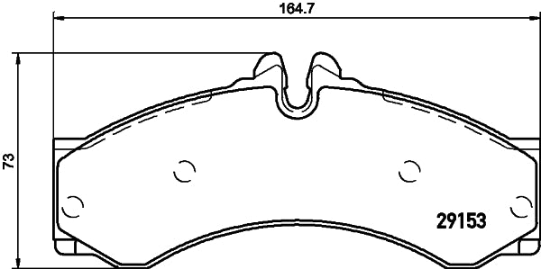 HELLA Brake pad set - C4068 - for e.g. MERCEDES-BENZ / VOLKSWAGEN 8DB355005-391
