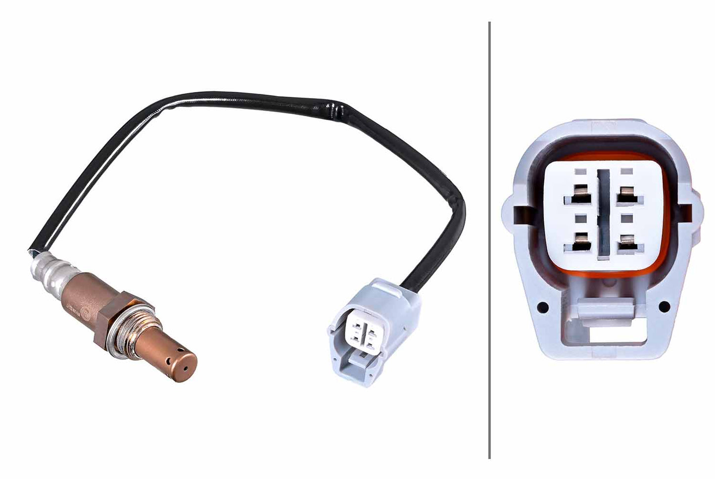 HELLA Oxygen sensor - 4-pin connector 6PA358221-771