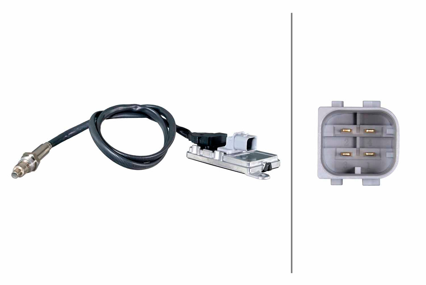 HELLA NOx Sensor, NOx catalytic converter - 24V - 4-pin connector 6PN358186-441