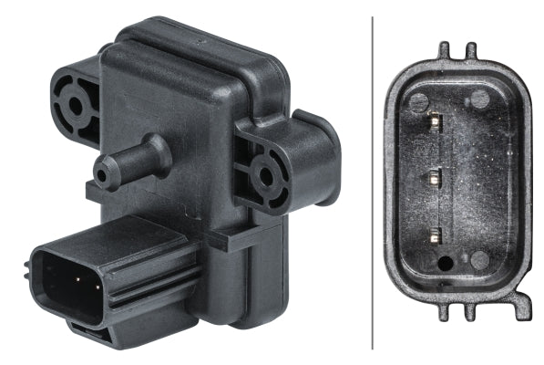 HELLA Sensor, intake manifold pressure - 3-pin connector - Bolted 6PP009403-111