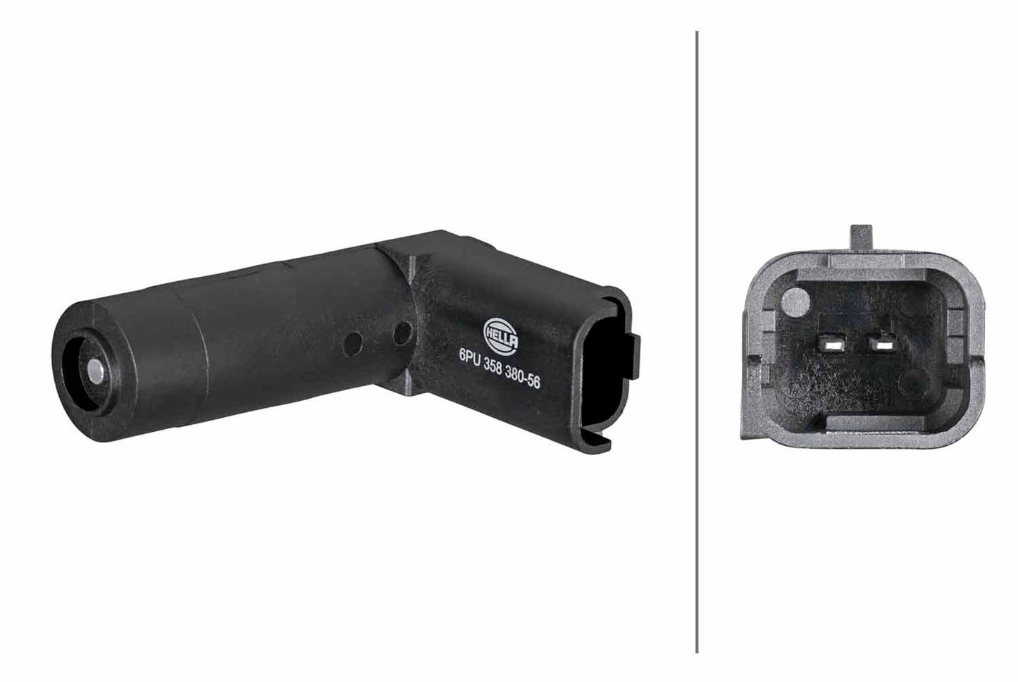 HELLA Sensor, crankshaft pulse - 2-pin connector 6PU358380-561