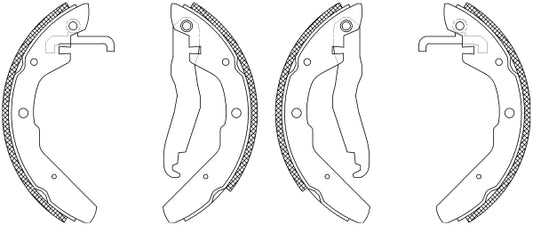HELLA Brake Shoe Set - Q1175 - for e.g. VOLKSWAGEN 8DB355003-501