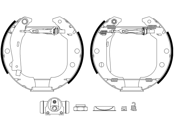 HELLA Brake Shoe Set - R0420 - for e.g. CITROEN / PEUGEOT 8DB355003-951