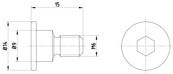 HELLA Bolt, brake disc PAG0001 8DZ355209-011
