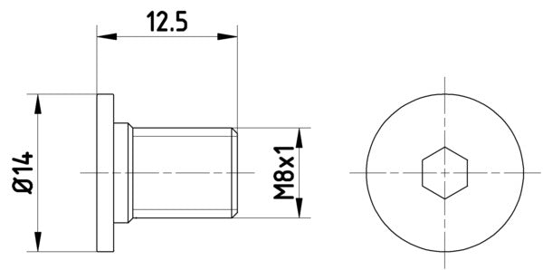 HELLA Bolt, brake disc PAG0002 8DZ355209-021
