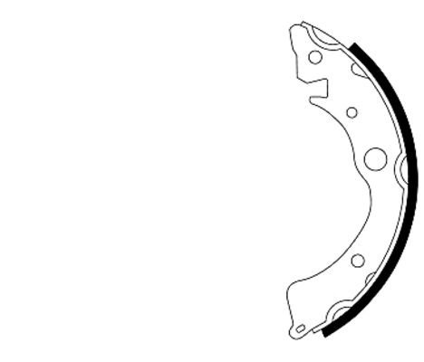 HELLA Brake Shoe Set - H8290 - for e.g. HONDA / ROVER 8DB355000-791