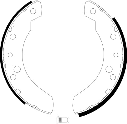 HELLA Brake Shoe Set - H8360 - for e.g. FORD / MORGAN 8DB355000-881