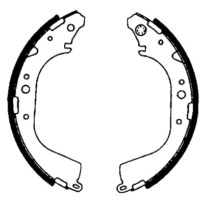 HELLA Brake Shoe Set - H1415 - for e.g. TOYOTA / VOLKSWAGEN 8DB355000-231