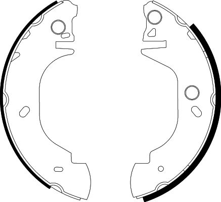 HELLA Brake Shoe Set - H8930 - for e.g. FORD 8DB355001-611
