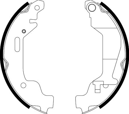 HELLA Brake Shoe Set - H9475 - for e.g. OPEL / SUZUKI / VAUXHALL 8DB355002-451