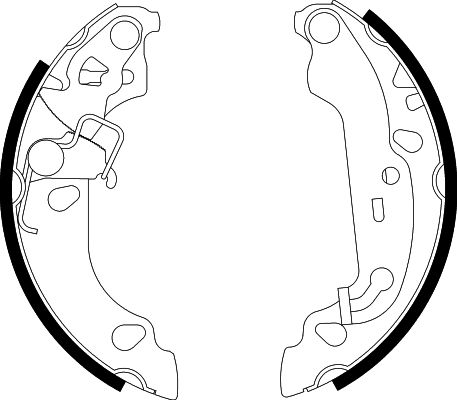 HELLA Brake Shoe Set - H9590 - for e.g. FORD 8DB355002-621