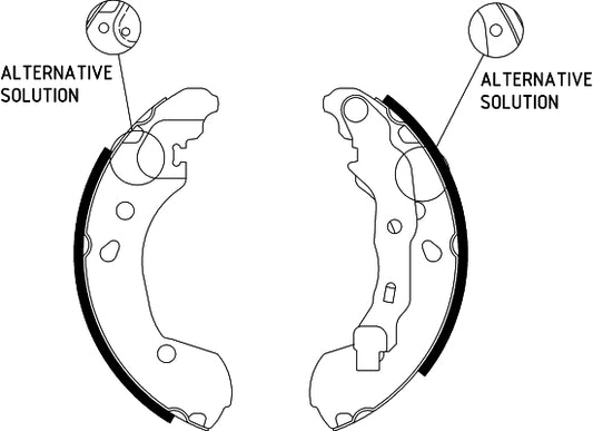 HELLA Brake Shoe Set - H9720 - for e.g. NISSAN / RENAULT 8DB355002-801