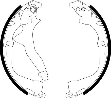 HELLA Brake Shoe Set - H1795 - for e.g. VOLKSWAGEN 8DB355022-061