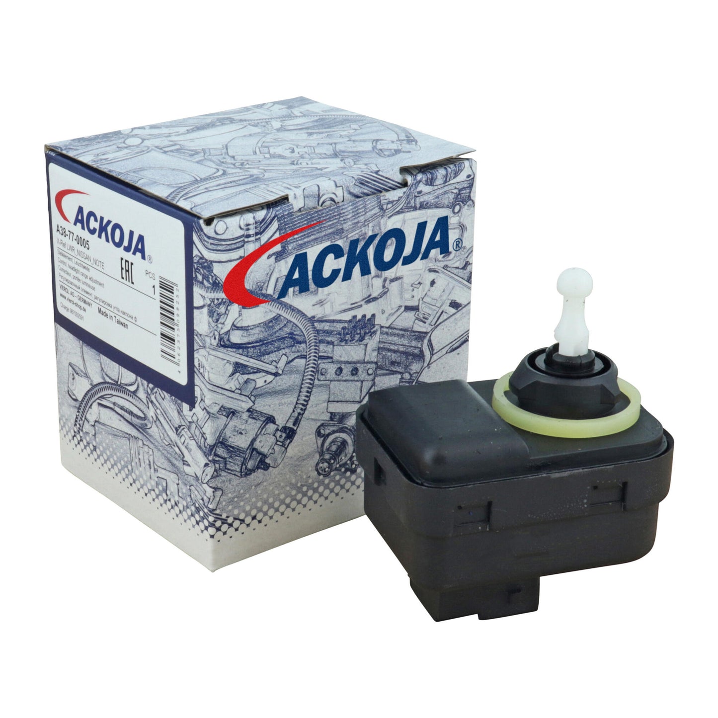 ACKOJA Actuator, headlight levelling A38-77-0005