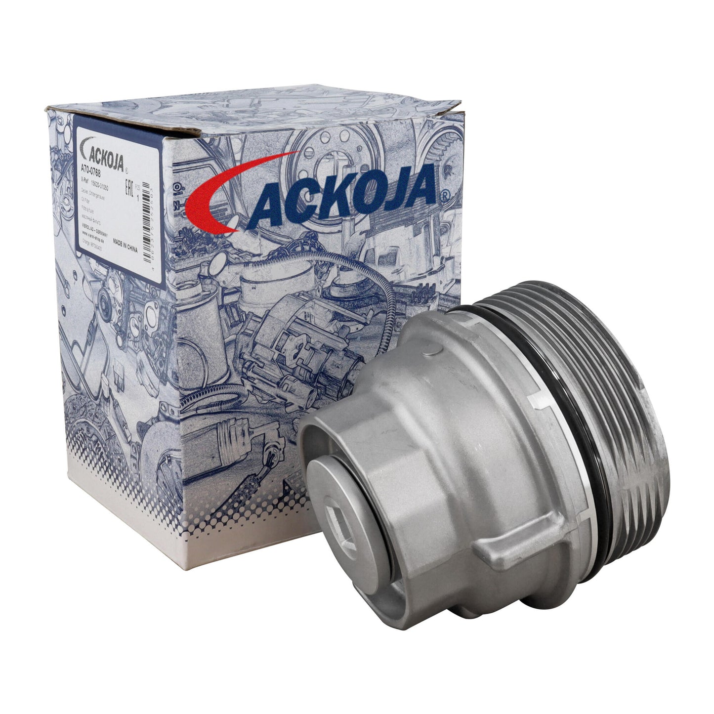 ACKOJA Cap, oil filter housing A70-0768