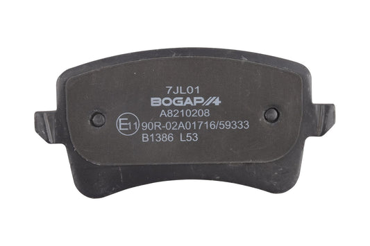 BOGAP Premium Brake Pad Set for disc brake A8210208