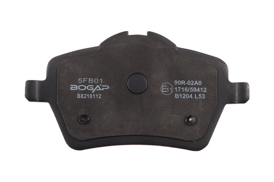 BOGAP Premium Brake Pad Set for disc brake B8210112