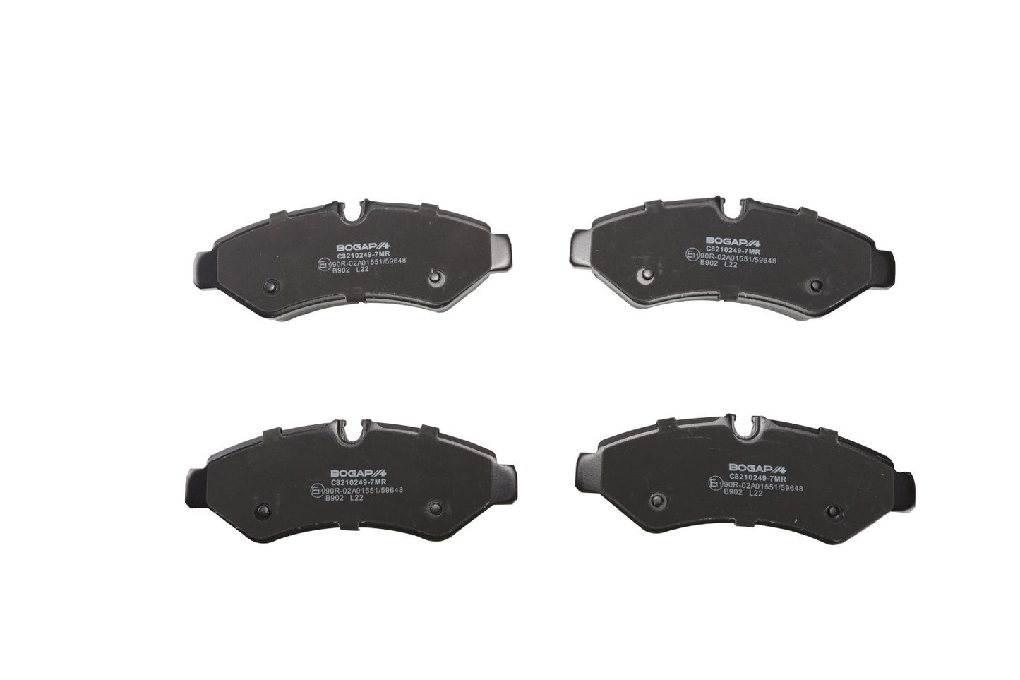 BOGAP Premium Brake Pad Set for disc brake C8210249