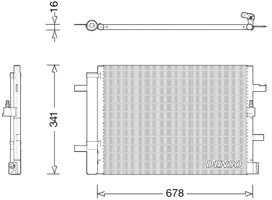 Denso Aircon Condenser DCN02026