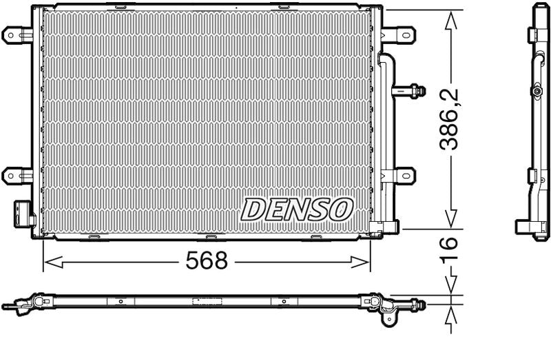 Denso Aircon Condenser DCN02039