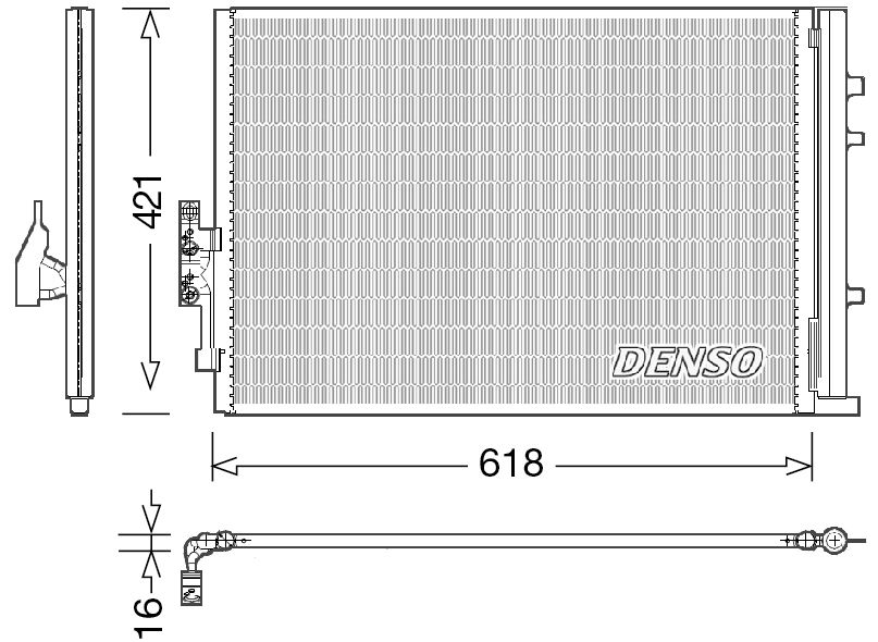 Denso Aircon Condenser DCN05016