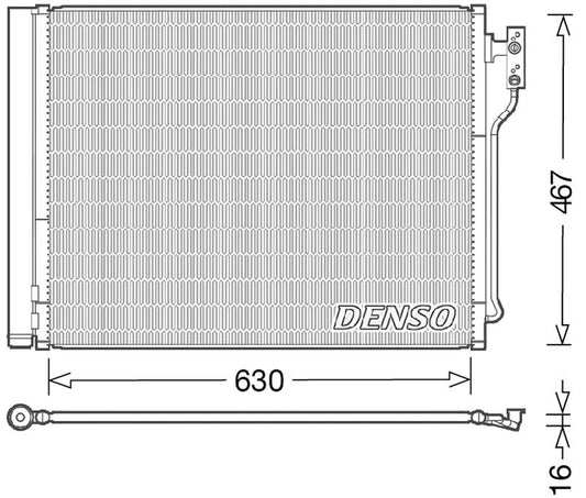 Denso Aircon Condenser DCN05031