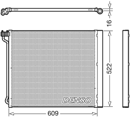 Denso Aircon Condenser DCN05034