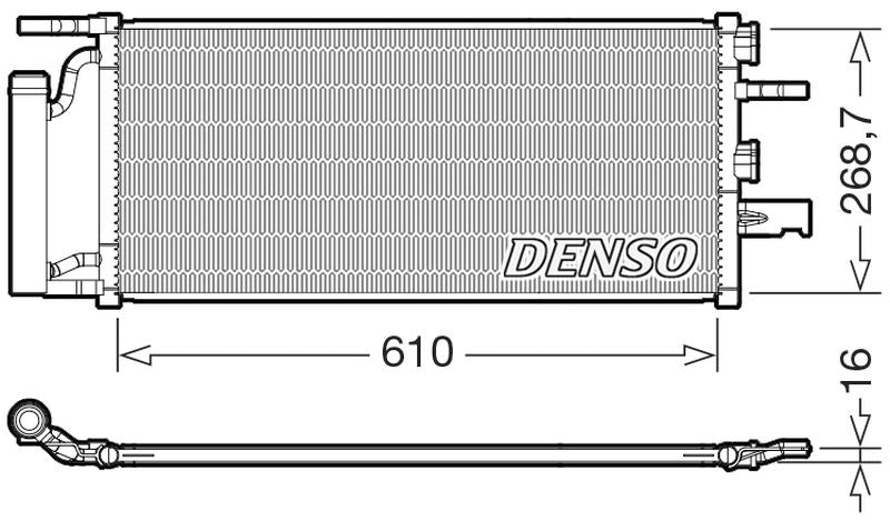 Denso Aircon Condenser DCN05036
