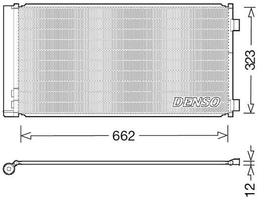 Denso Aircon Condenser DCN05103