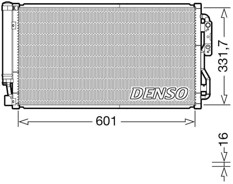 Denso Aircon Condenser DCN05105