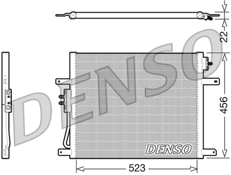 Denso Aircon Condenser DCN06008