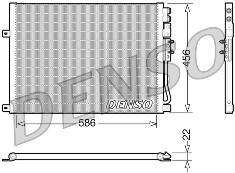 Denso Aircon Condenser DCN06009