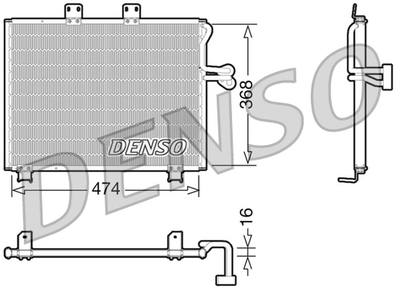 Denso Aircon Condenser DCN06013