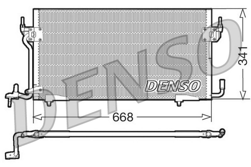 Denso Aircon Condenser DCN07060