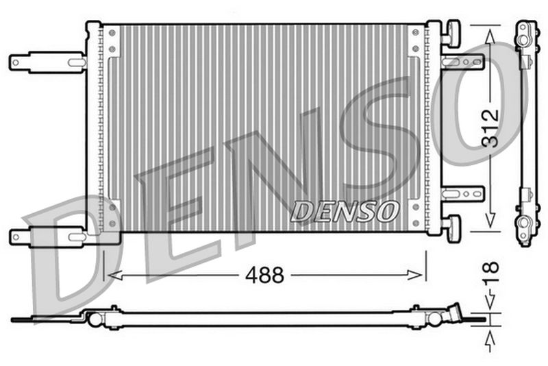 Denso Aircon Condenser DCN09041