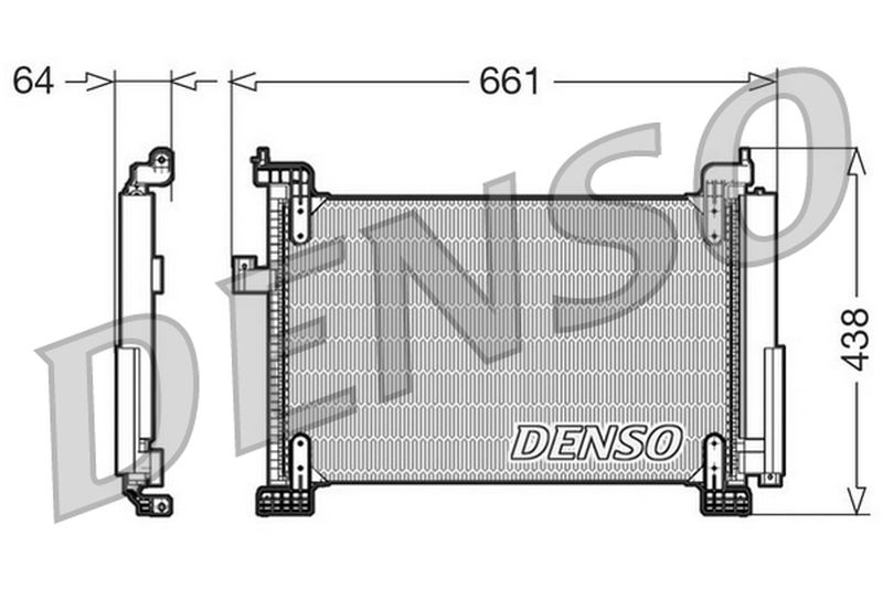 Denso Aircon Condenser DCN09085