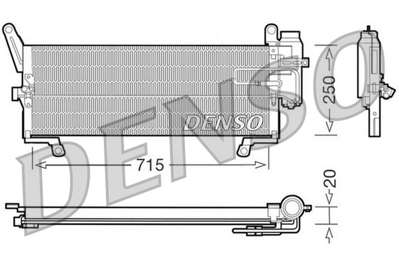 Denso Aircon Condenser DCN09090